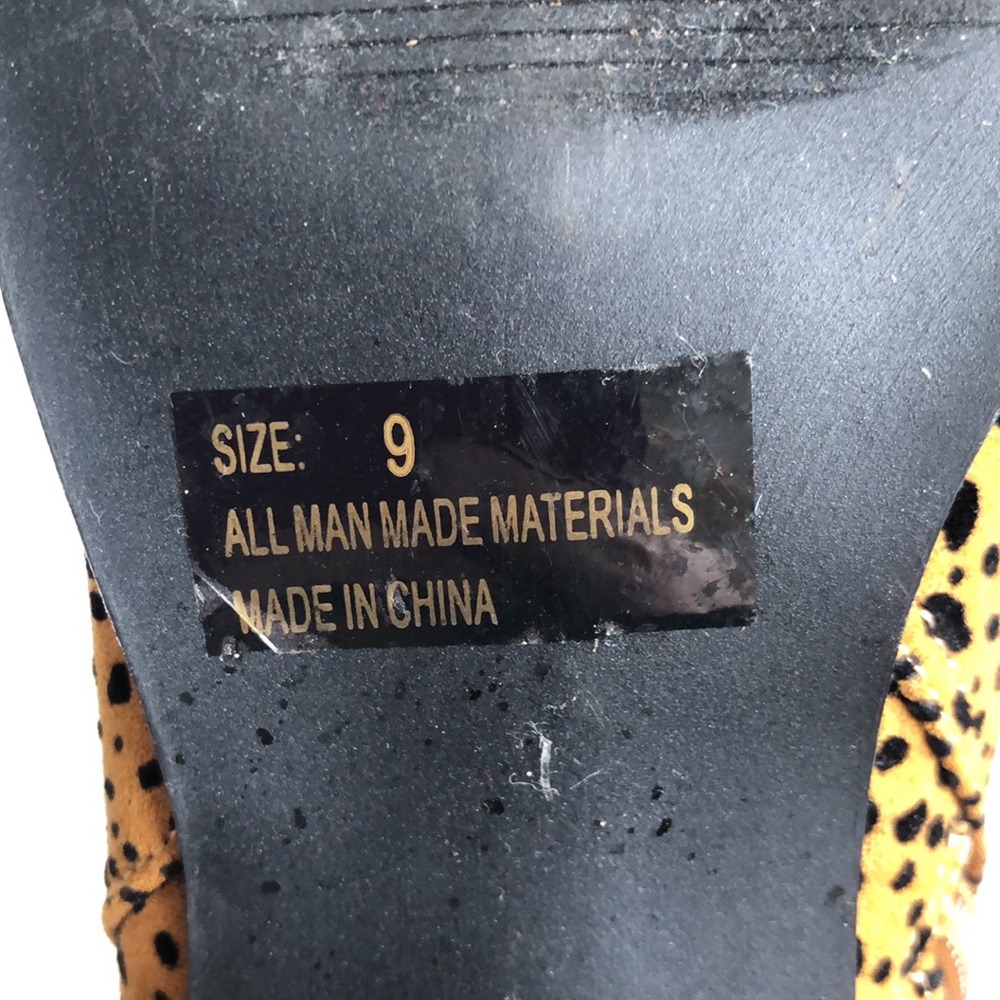 Leopard Print Booties - image 3